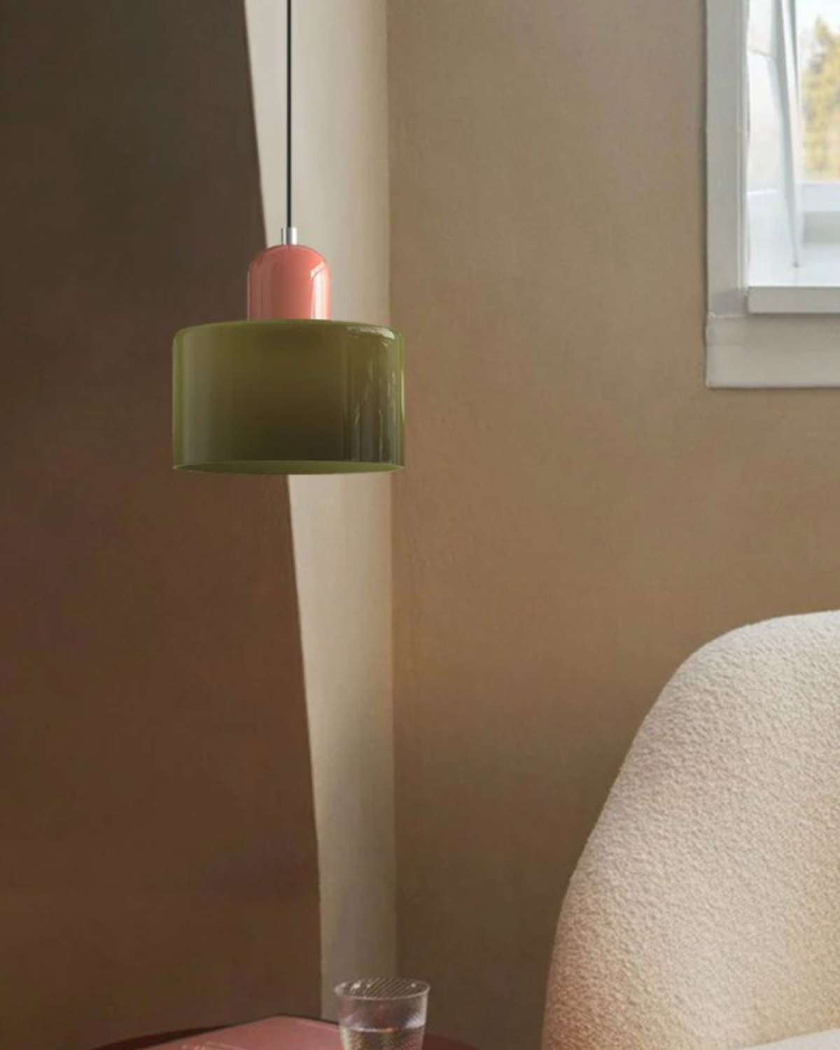 Elegant Hanging Lamp with a Sculptural Silhouette