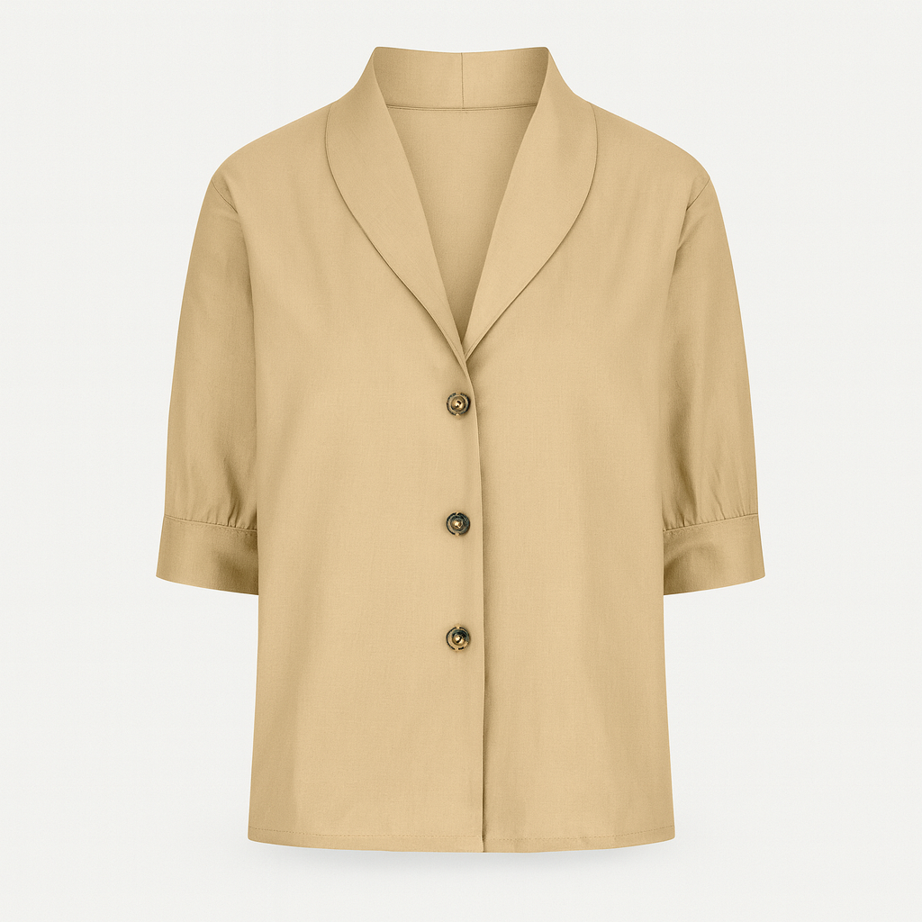 Elegant Linen Top for Autumn - Eryn