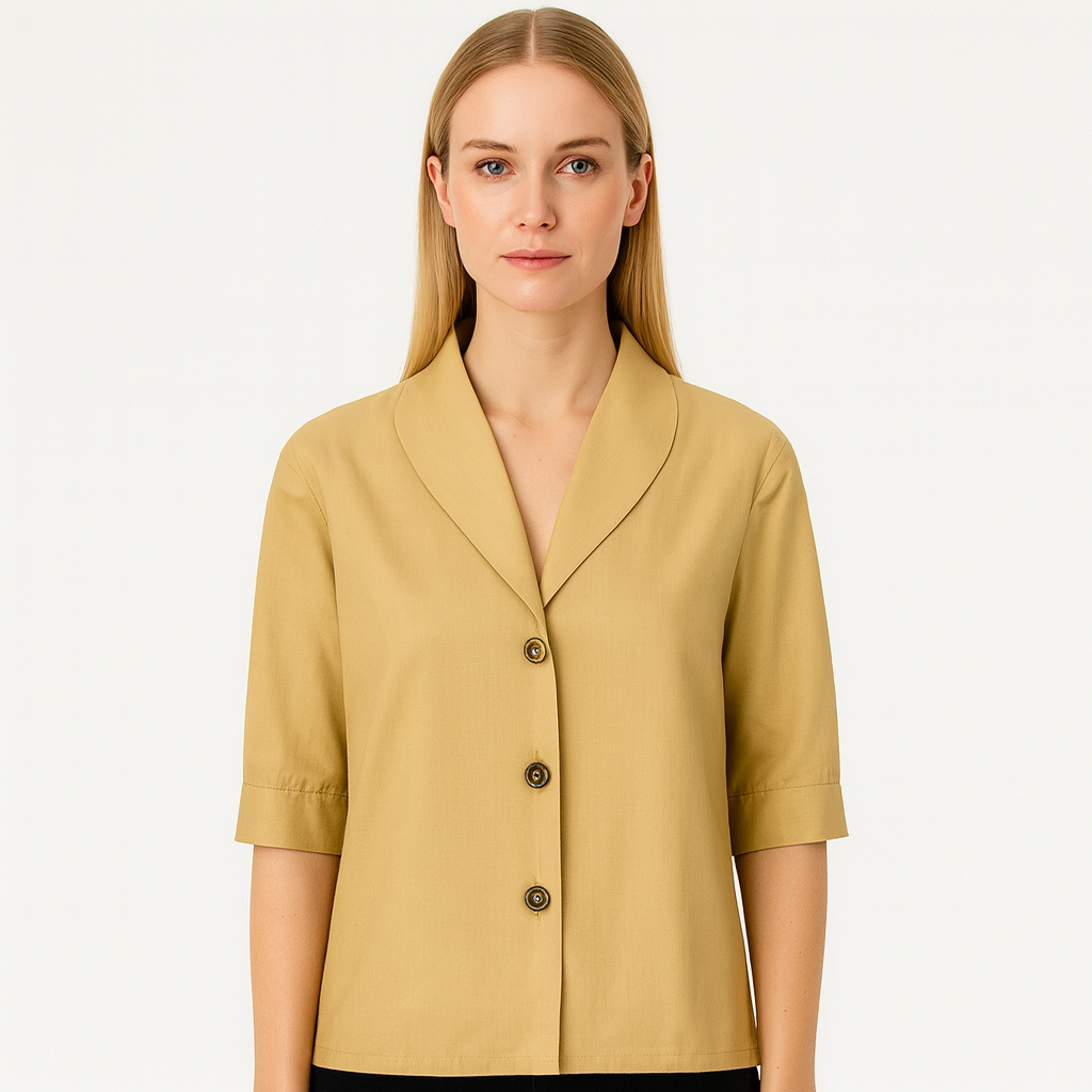 Elegant Linen Top for Autumn - Eryn