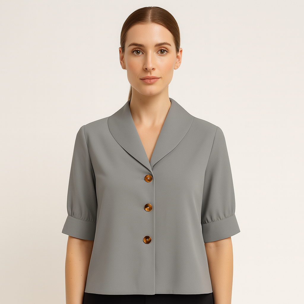 Elegant Linen Top for Autumn - Eryn