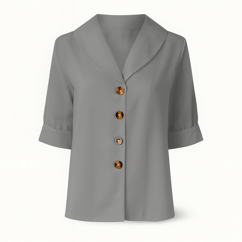 Elegant Linen Top for Autumn - Eryn