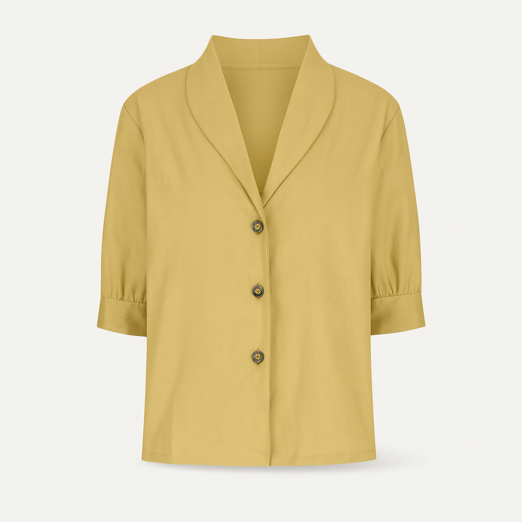 Elegant Linen Top for Autumn - Eryn