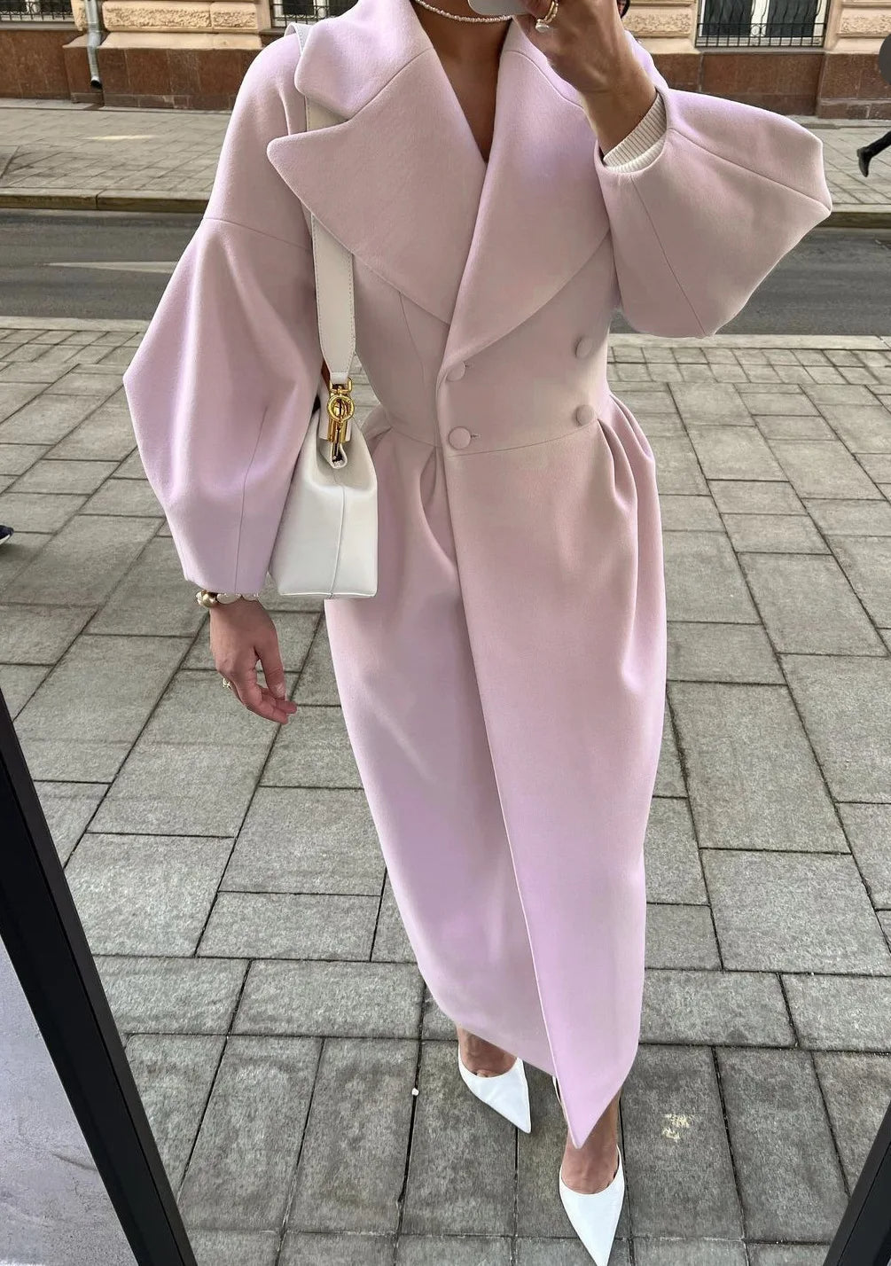Elegant lang frakke