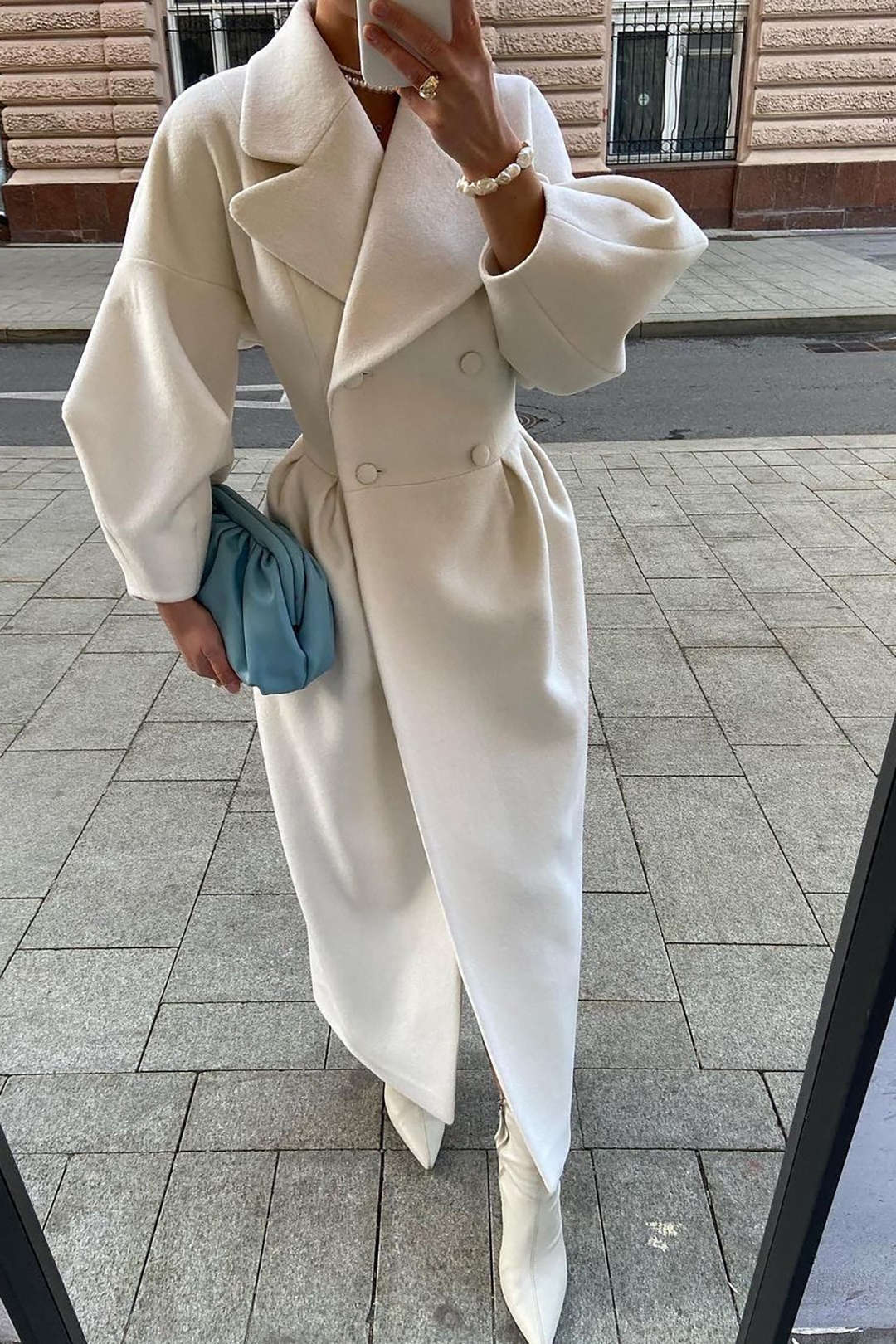 Elegant lang frakke