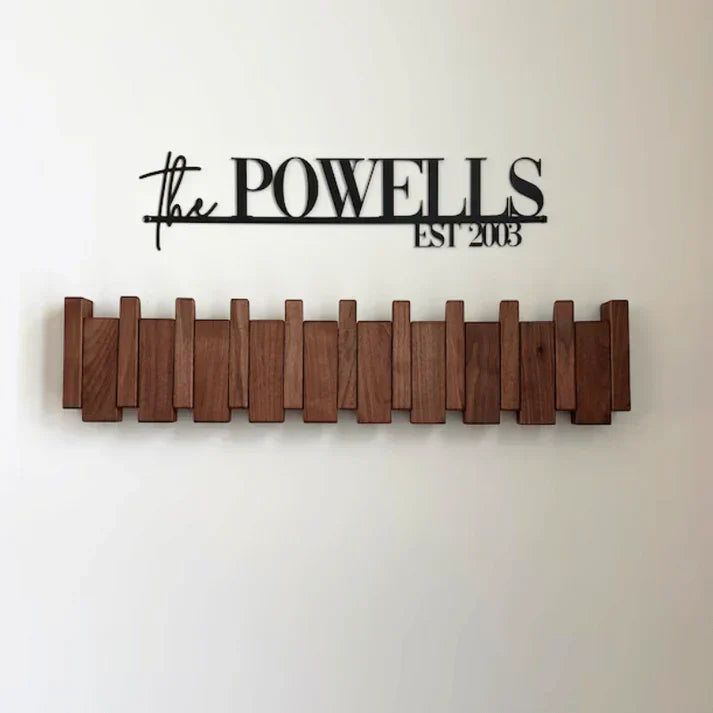 Elegant Wooden Piano Style Coat Rack for Stylish Entryway