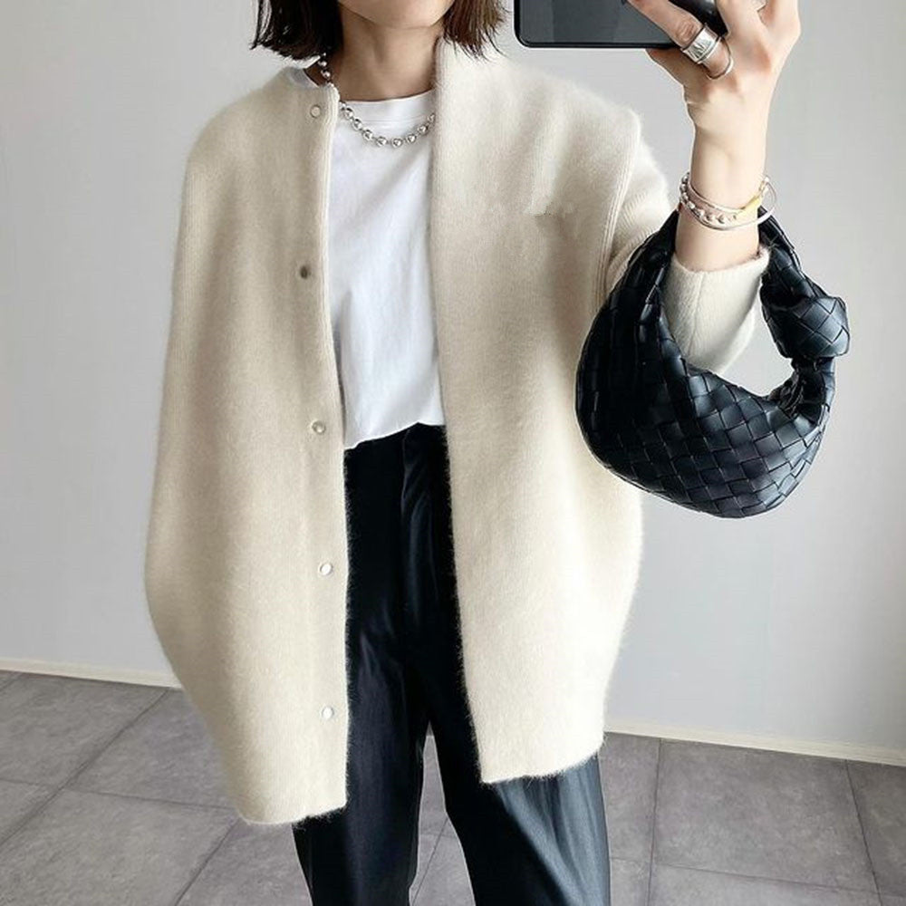 Emmely | Warm cardigan with elegant details for autumn