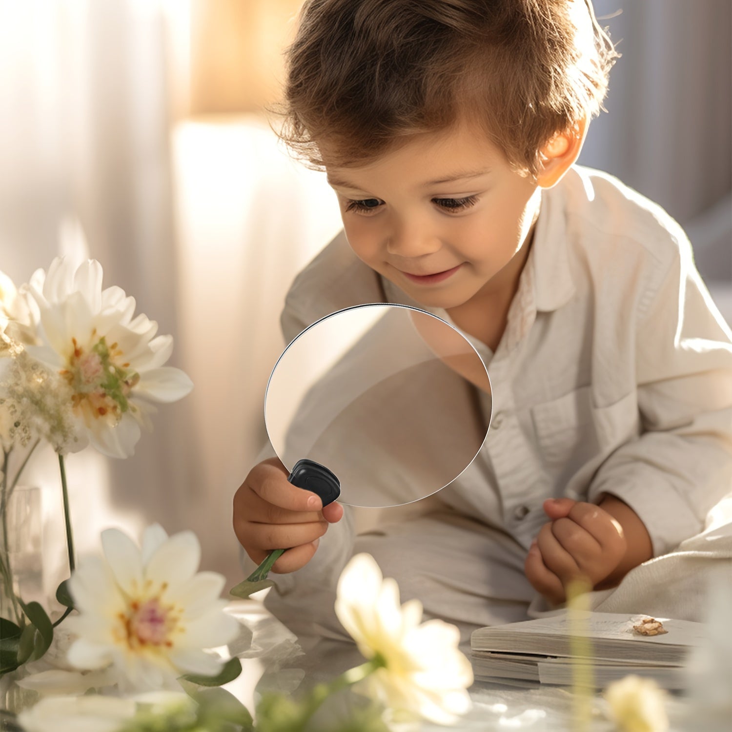 Ergonomic 5X Magnifying Glass with Adjustable Goose Neck – Ideal for Reading and Precision Work