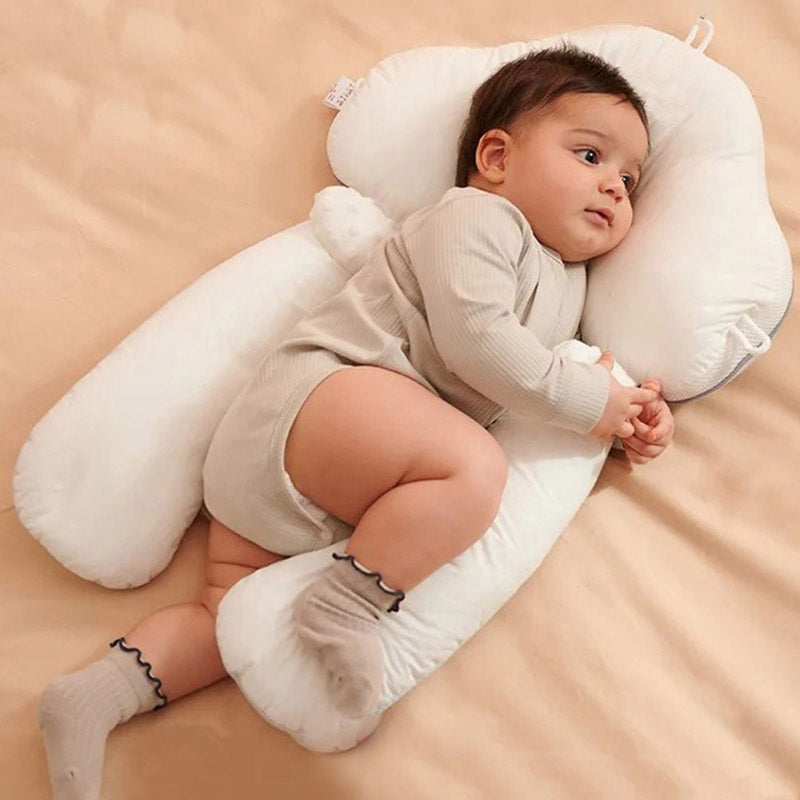 Ergonomic Sleep Cushion for Babies – Safe, Comfortable, and Adjustable for Newborns (0-12 Months)