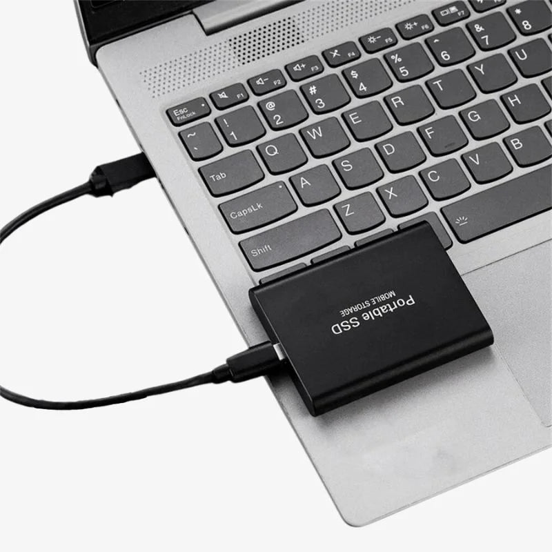 External SSD Unit Aluminum Portable Storage