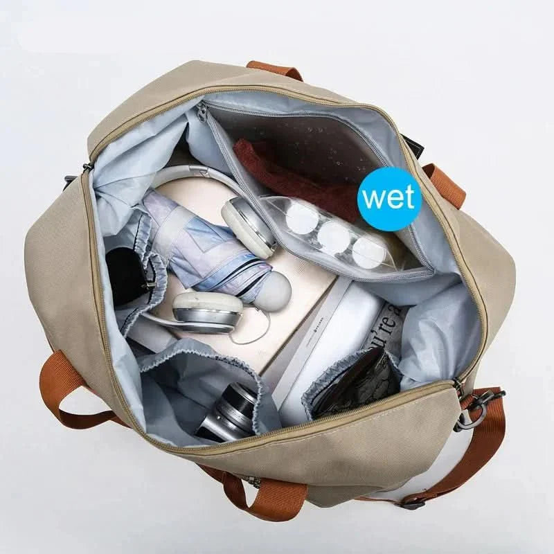 FITVOYAGE – Sports Bag with Shoe Compartment & Wet Compartment