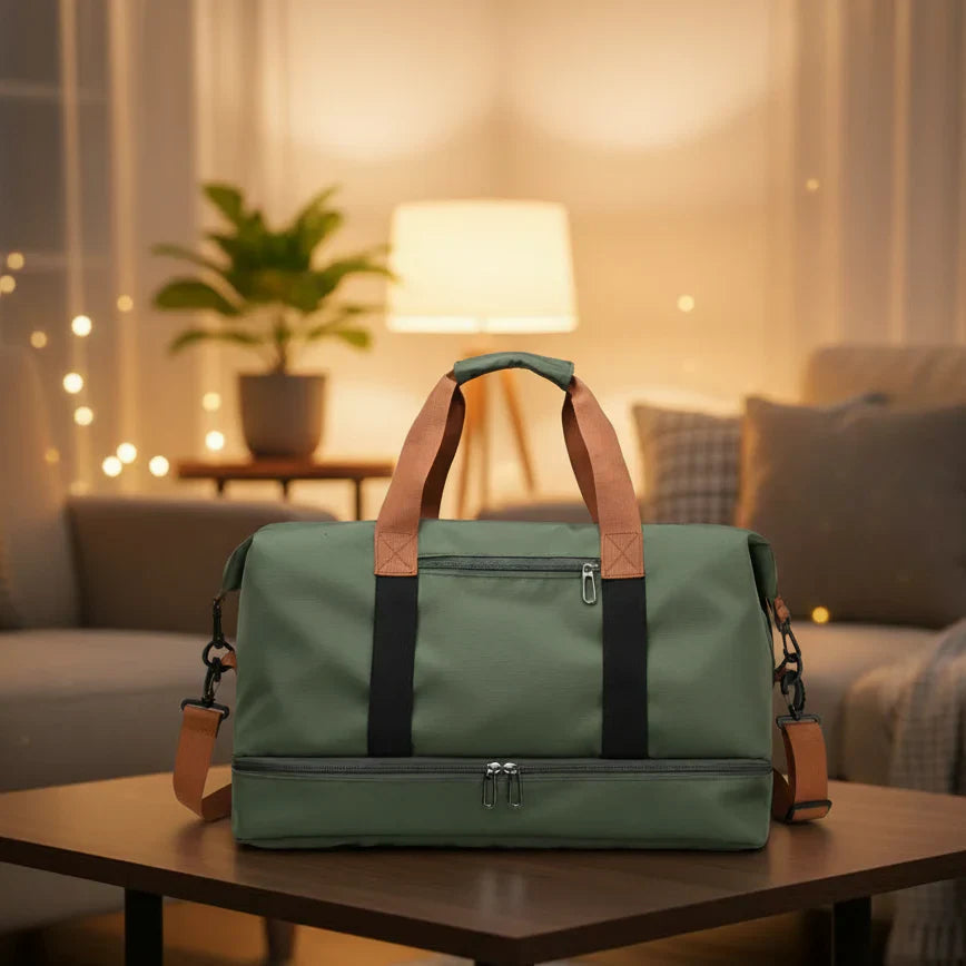 FITVOYAGE – Sports Bag with Shoe Compartment & Wet Compartment