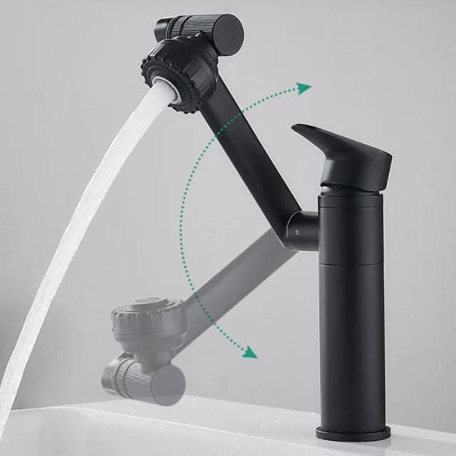 FLEXISPOUT - Flexible 360° Faucet with Spray Function for Sinks