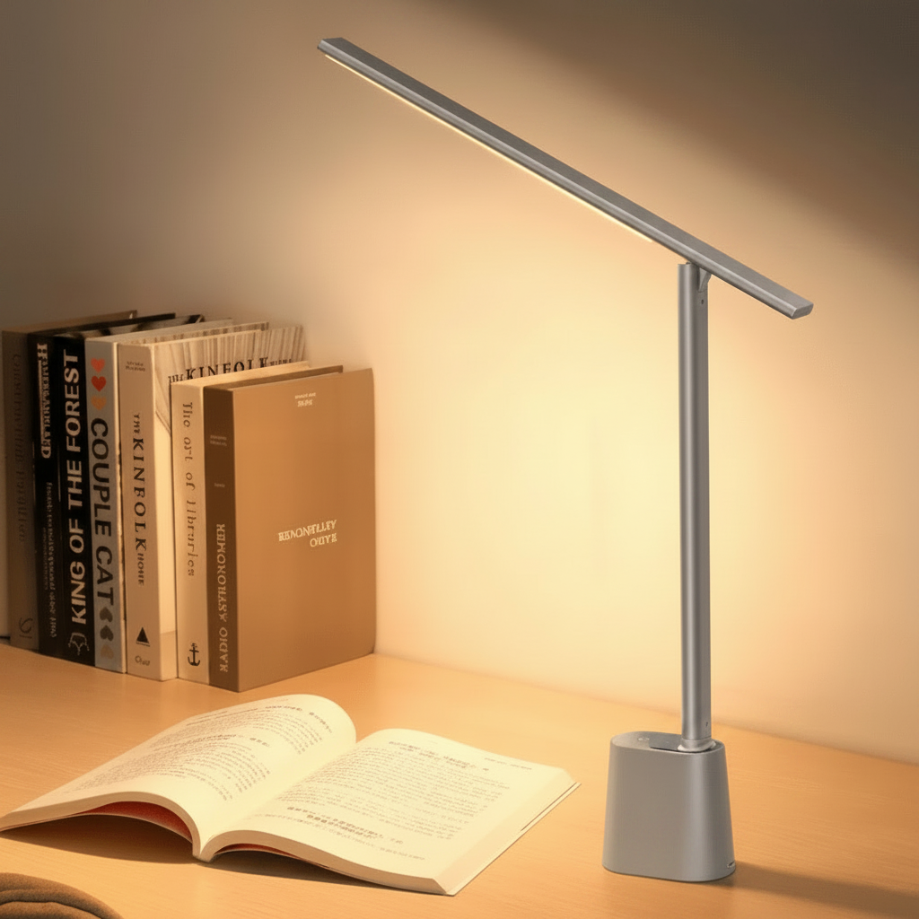 FOLDLITE – Intelligent, foldable LED desk lamp with battery & dimming function