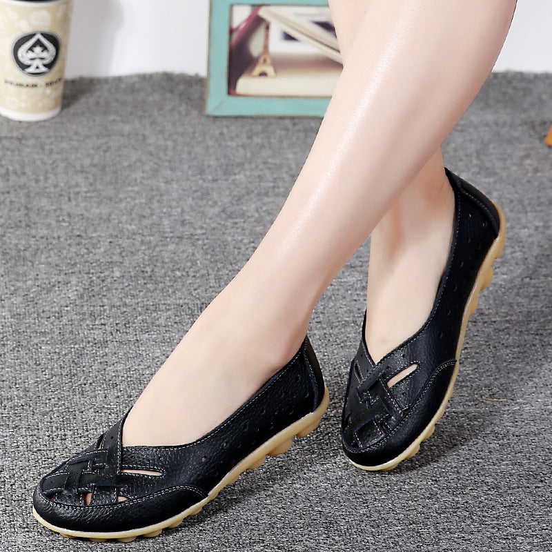 FrenchMinia - Ultra-comfortable leather ballerinas for autumn