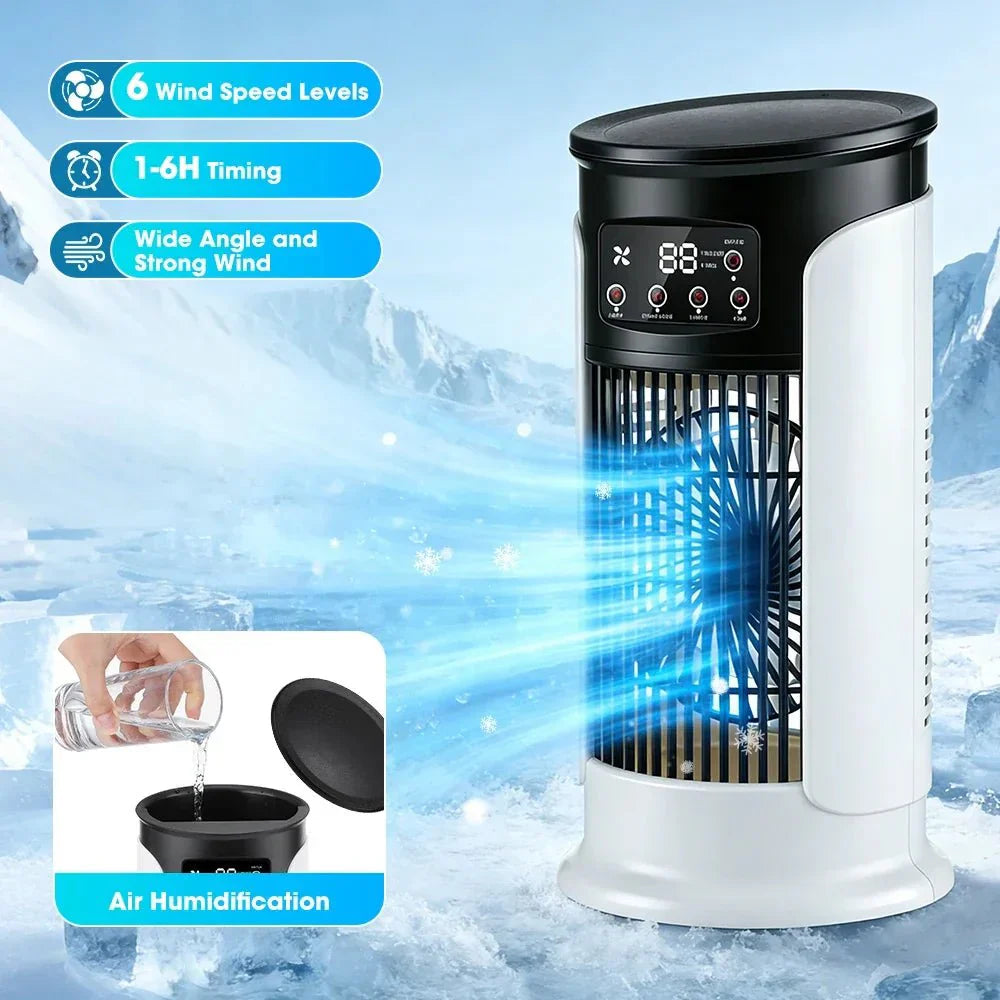 FRESHWIND – 3-in-1 Portable Air Cooler with Humidifier and LED Night Light