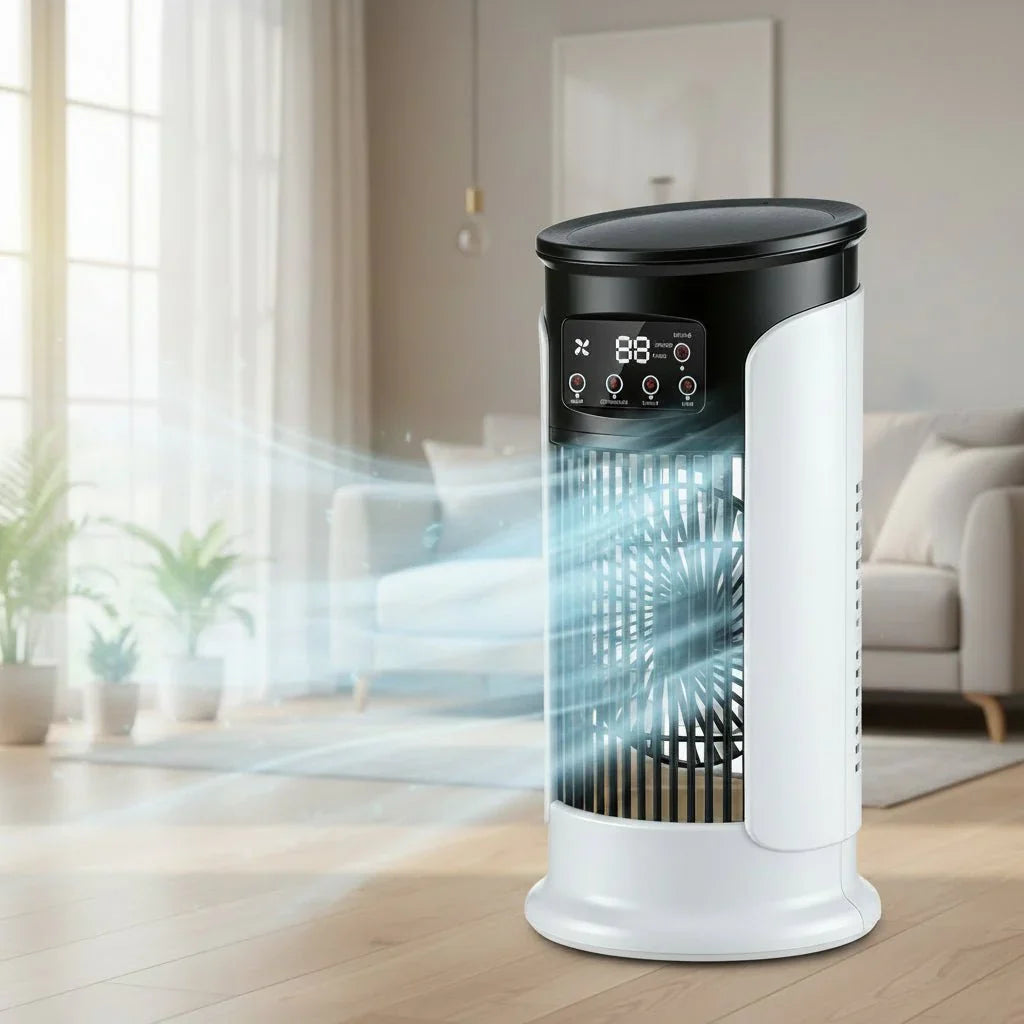 FRESHWIND – 3-in-1 Portable Air Cooler with Humidifier and LED Night Light
