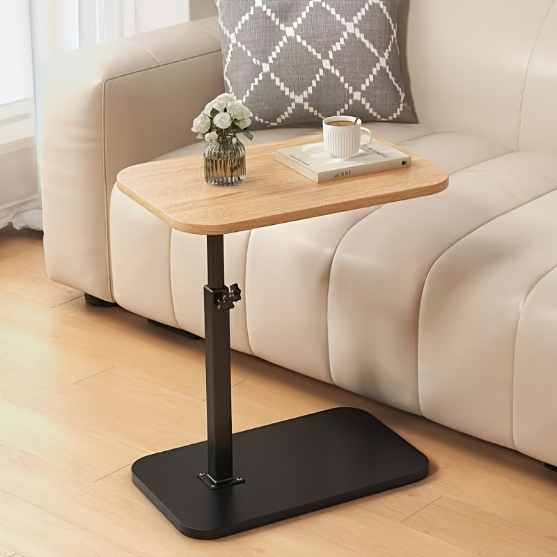 Functional Side Table with Height Adjustment Stylish Aid in Everyday Life