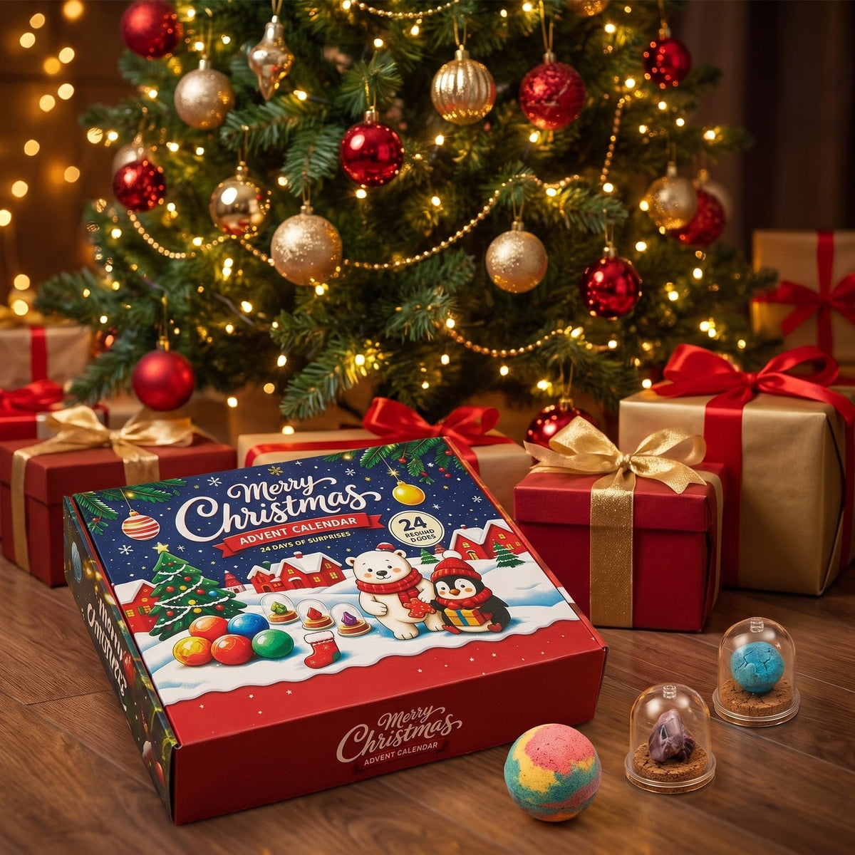 Kids Gemstone Dig Advent Calendar, 24 Days of Treasure