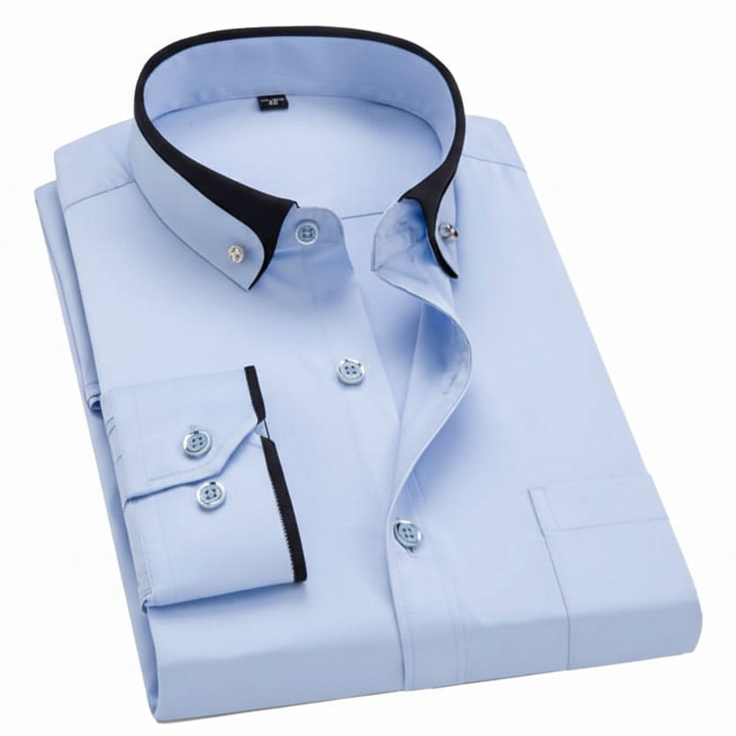 GENTLEFORM SHIRT - Elegant long-sleeved shirt for men with comfort & style