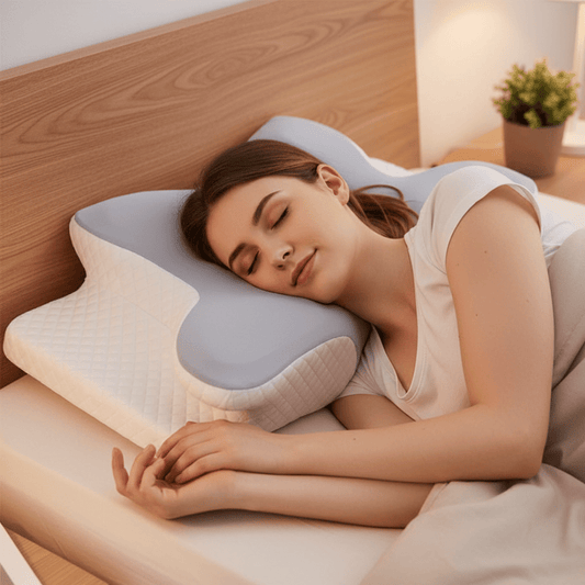 GESUNDPUR PILLOW - Orthopedic memory foam pillow for neck & shoulder pain relief