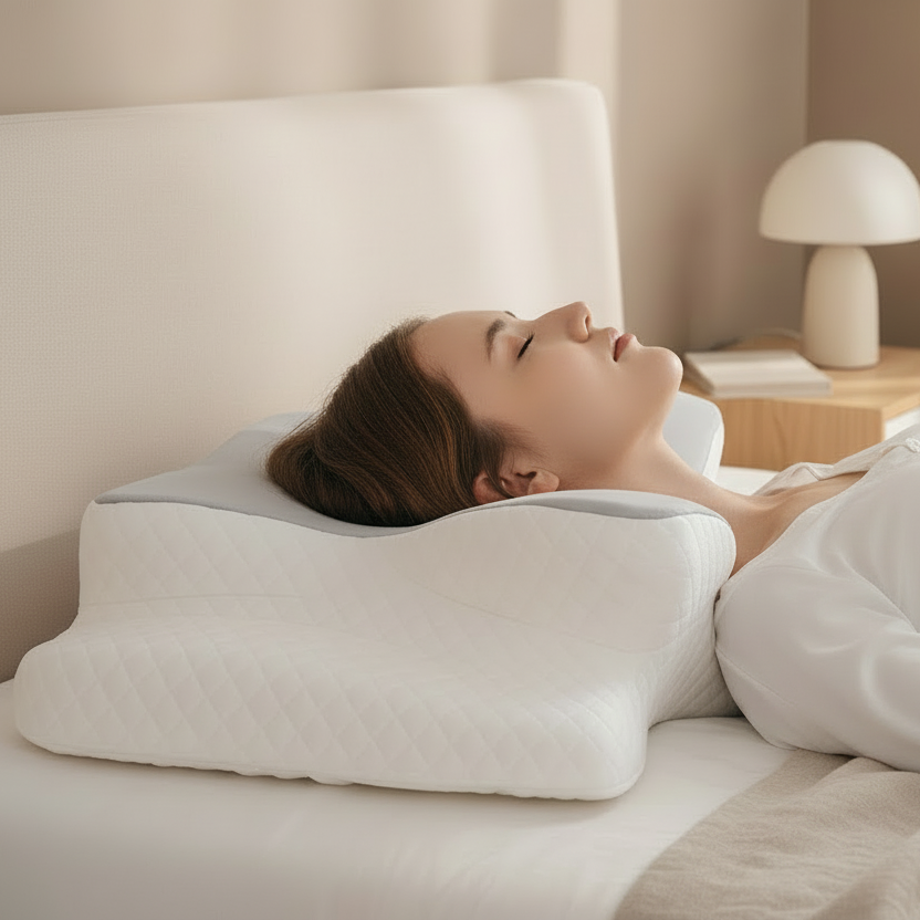 GESUNDPUR PILLOW - Orthopedic memory foam pillow for neck & shoulder pain relief