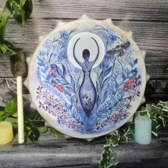 Ručne vyrobený šamanský bubon „Strom života“