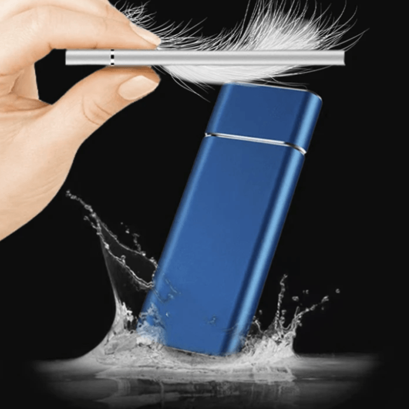 High-speed portable external SSD in aluminum