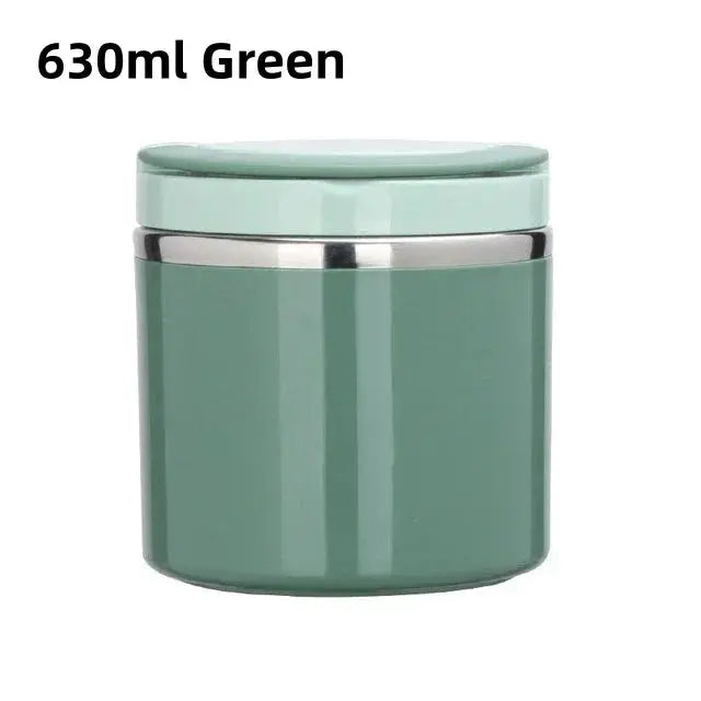 Hot Food Thermos 12H Green 1L