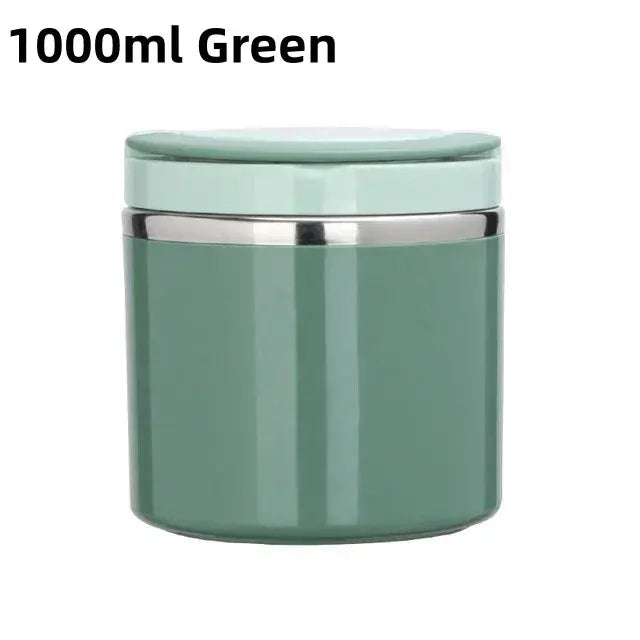 Hot Food Thermos 12H Green 1L