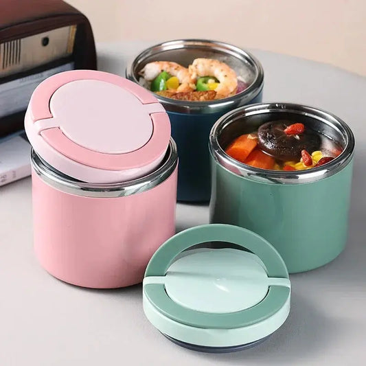 Hot Food Thermos 12H Green 1L