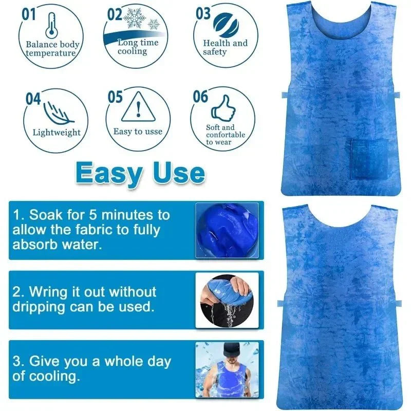 HYDROCOOL – Cooling vest for refreshing comfort in summer heat