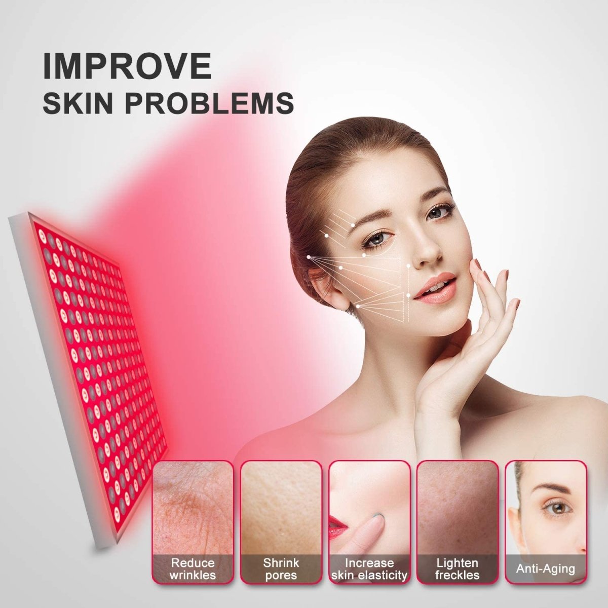INFRAGLOW PANEL – Infrared Light Therapy for Skin Rejuvenation & Relaxation