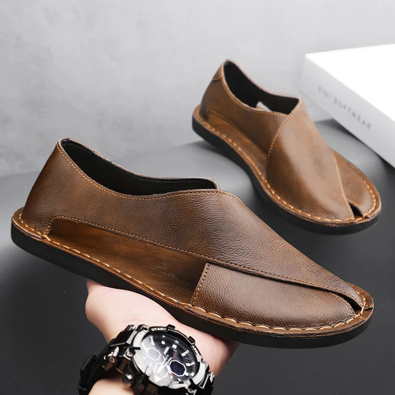 Italian Calfskin Sandals™ — Unleash Confidence and Walk on Clouds All Day Long