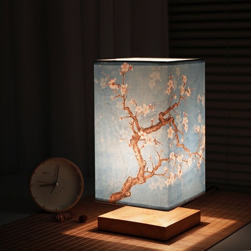 Japansk-skandinavisk bordlampe