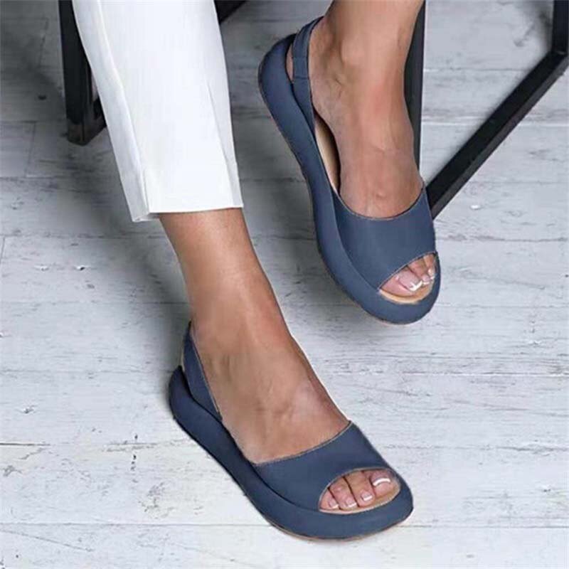 Keliso - Super Comfortable Summer Sandals with Footbed and Stretch Straps