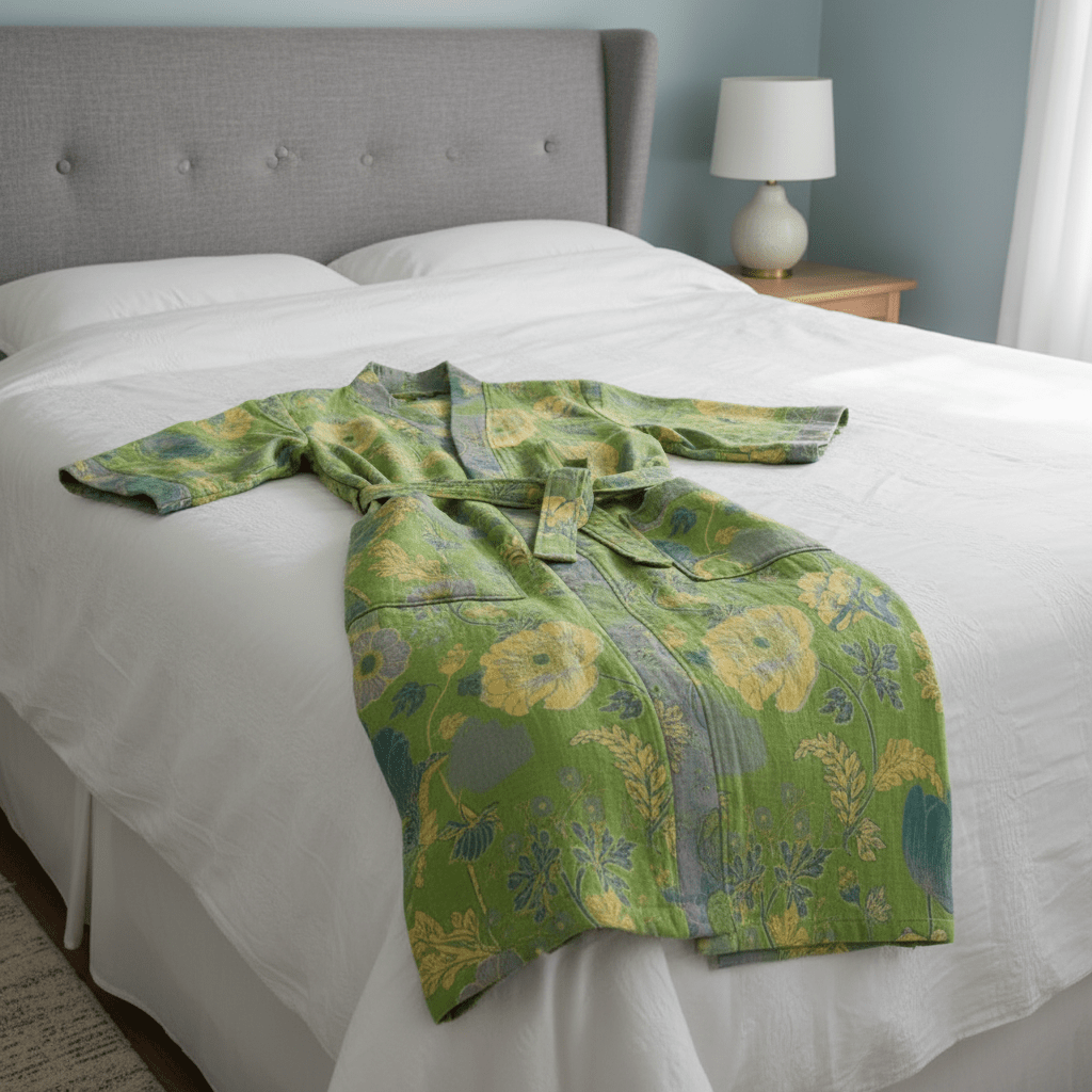 KIMOGINKO – Kimono Bathrobe made of Organic Cotton for Breathable Comfort