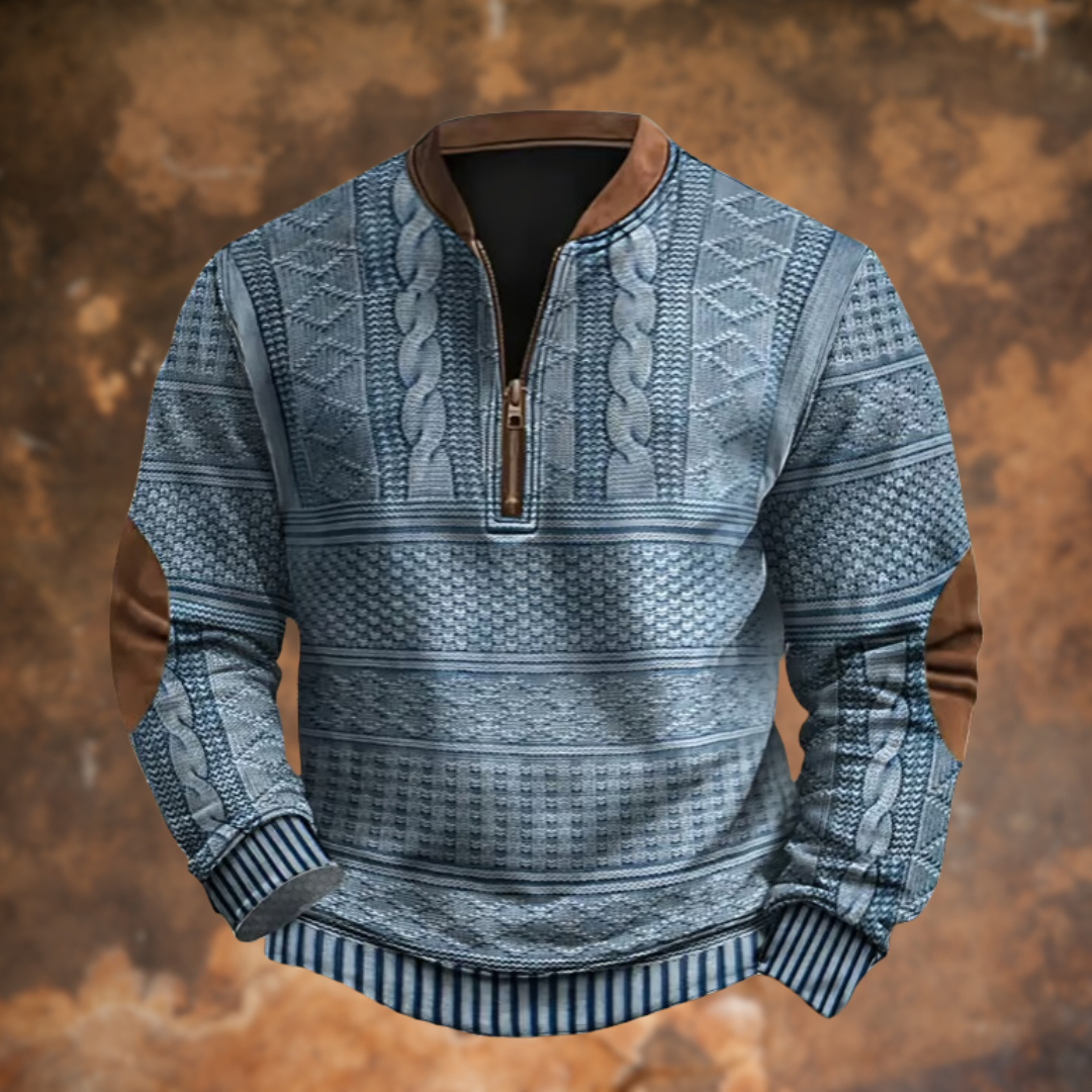 Knitted jumper | Warm and elegant | Timeless elegance | Soft cotton blend for winter