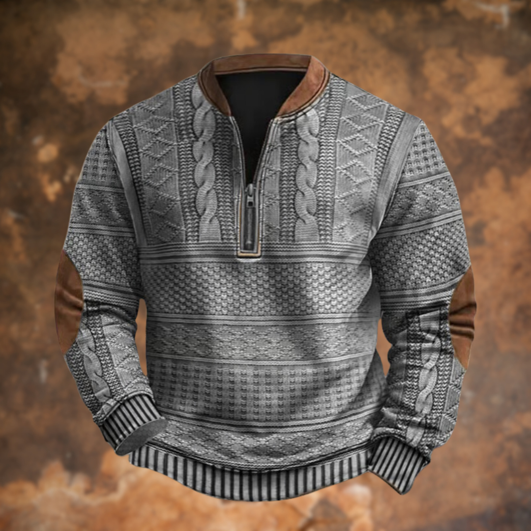 Knitted jumper | Warm and elegant | Timeless elegance | Soft cotton blend for winter