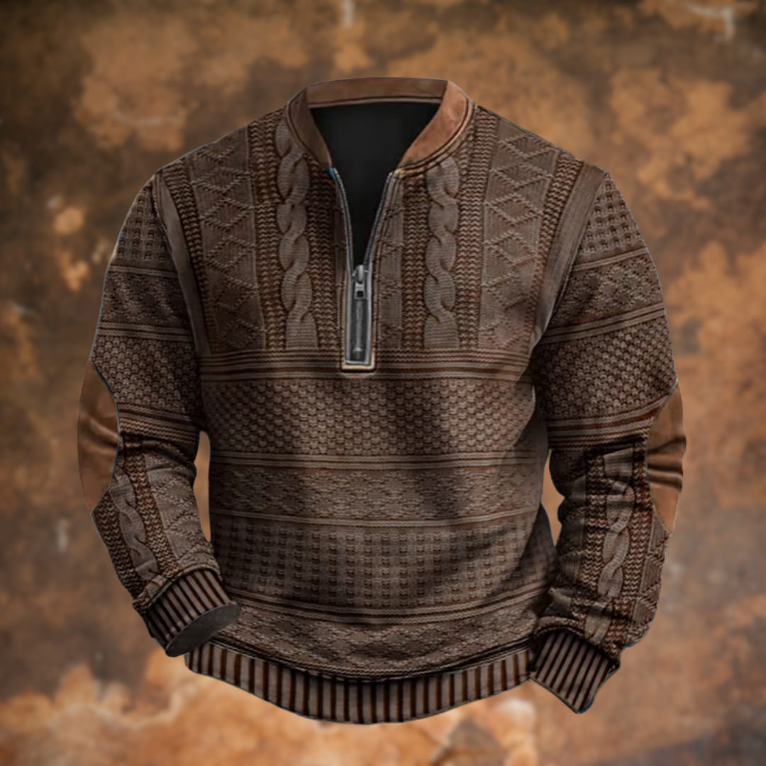 Knitted jumper | Warm and elegant | Timeless elegance | Soft cotton blend for winter