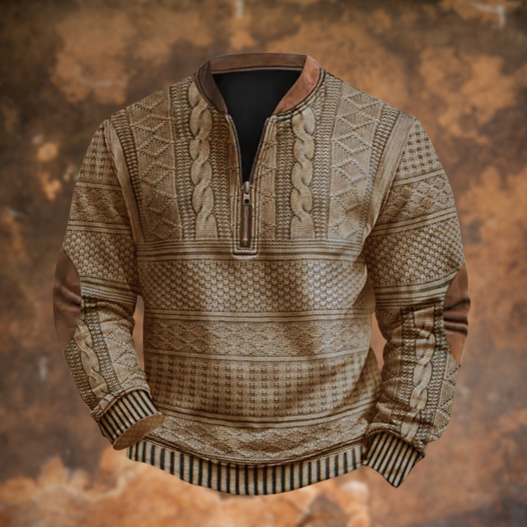 Knitted jumper | Warm and elegant | Timeless elegance | Soft cotton blend for winter