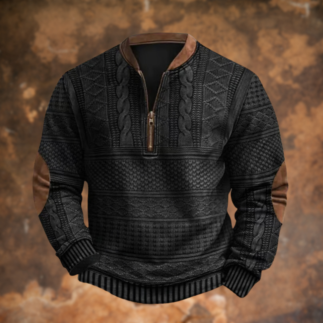Knitted jumper | Warm and elegant | Timeless elegance | Soft cotton blend for winter