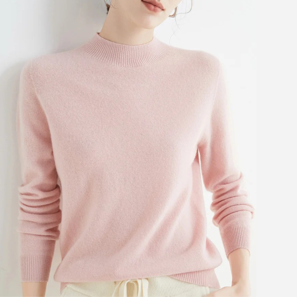Ladies' Cashmere Knitted Jumper - Luxurious, Soft Autumn Jumper in Cashmere Wool