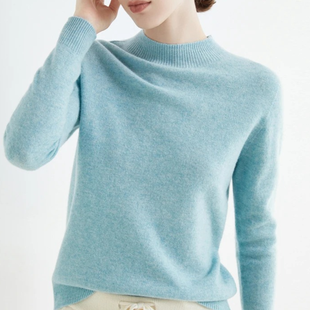 Ladies' Cashmere Knitted Jumper - Luxurious, Soft Autumn Jumper in Cashmere Wool