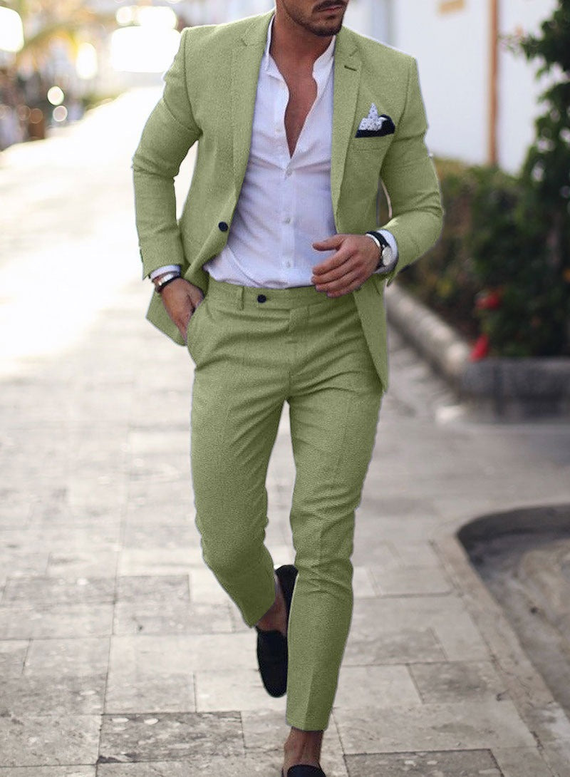 Laurence - Men's Fall Plus Size Two Piece Suit