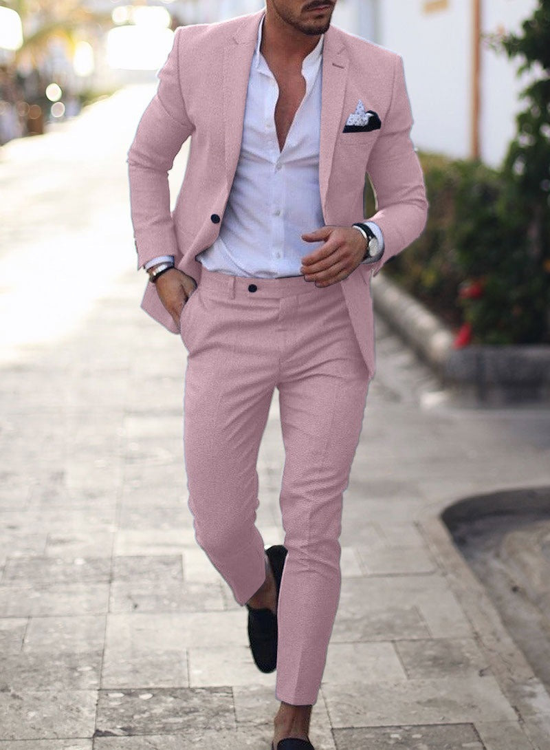 Laurence - Men's Fall Plus Size Two Piece Suit