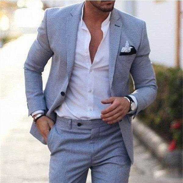 Laurence - Men's Fall Plus Size Two Piece Suit