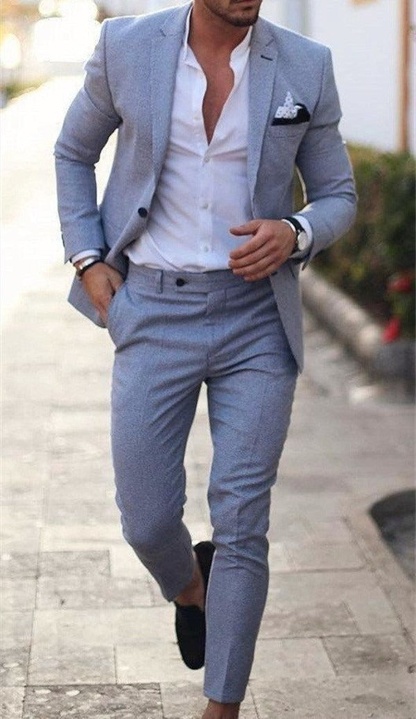 Laurence - Men's Fall Plus Size Two Piece Suit