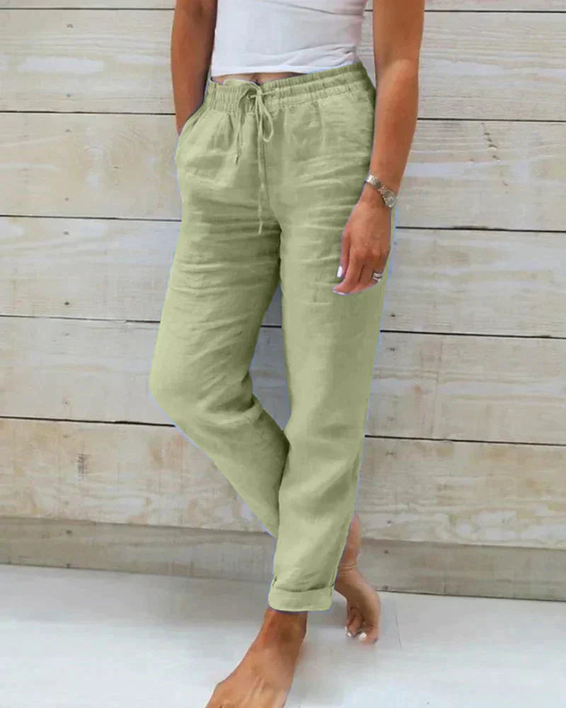 Linen Pants Light Loose Fit 100% Linen