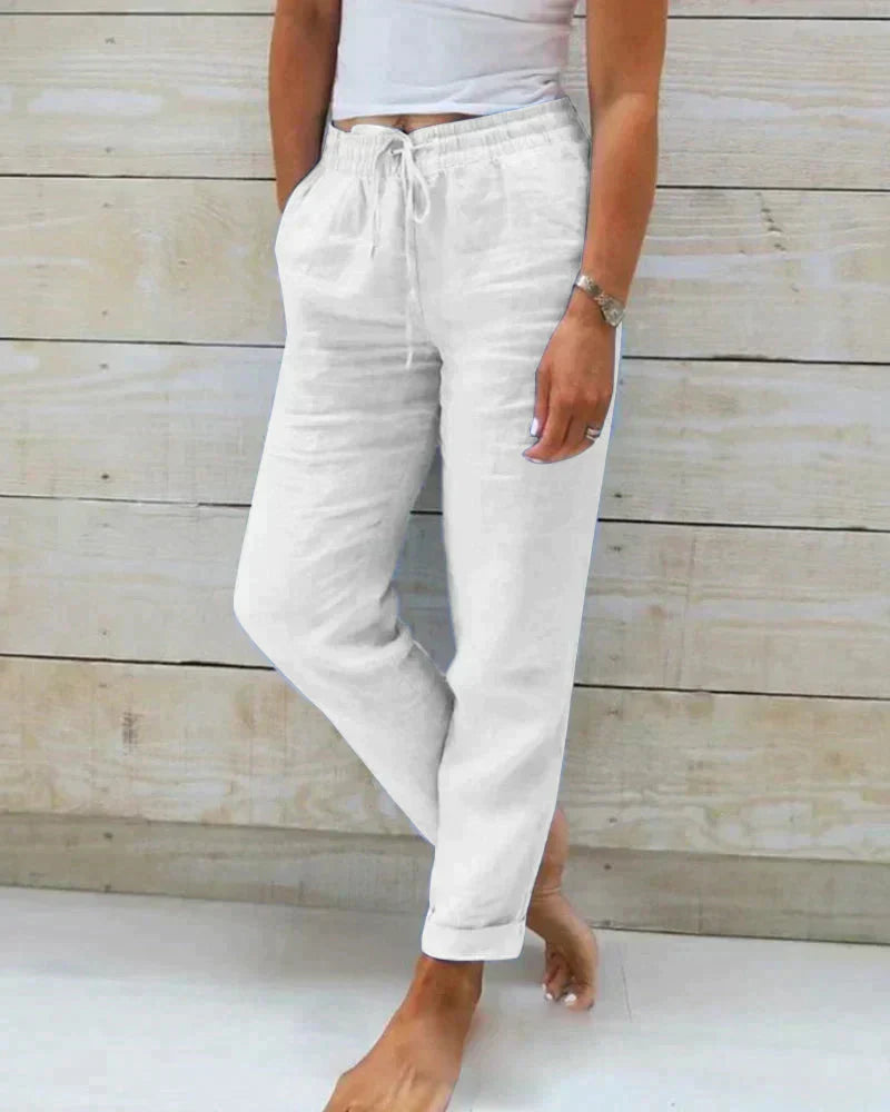 Linen Pants Light Loose Fit 100% Linen