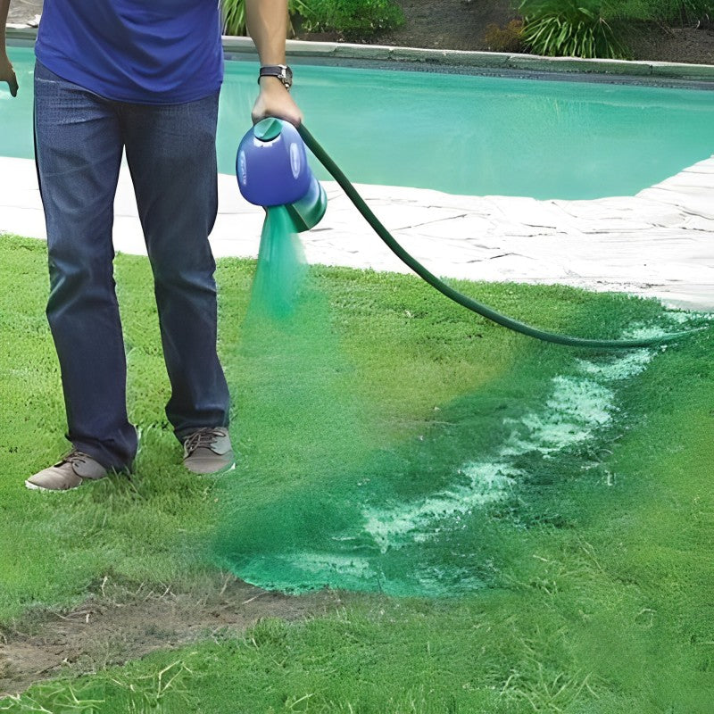 Tekutá trávníková směs Hydro Mousse ve spreji pro opravu holých míst a ploch s vysokým provozem